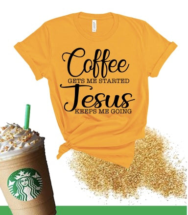 Jesus & Coffee tee's